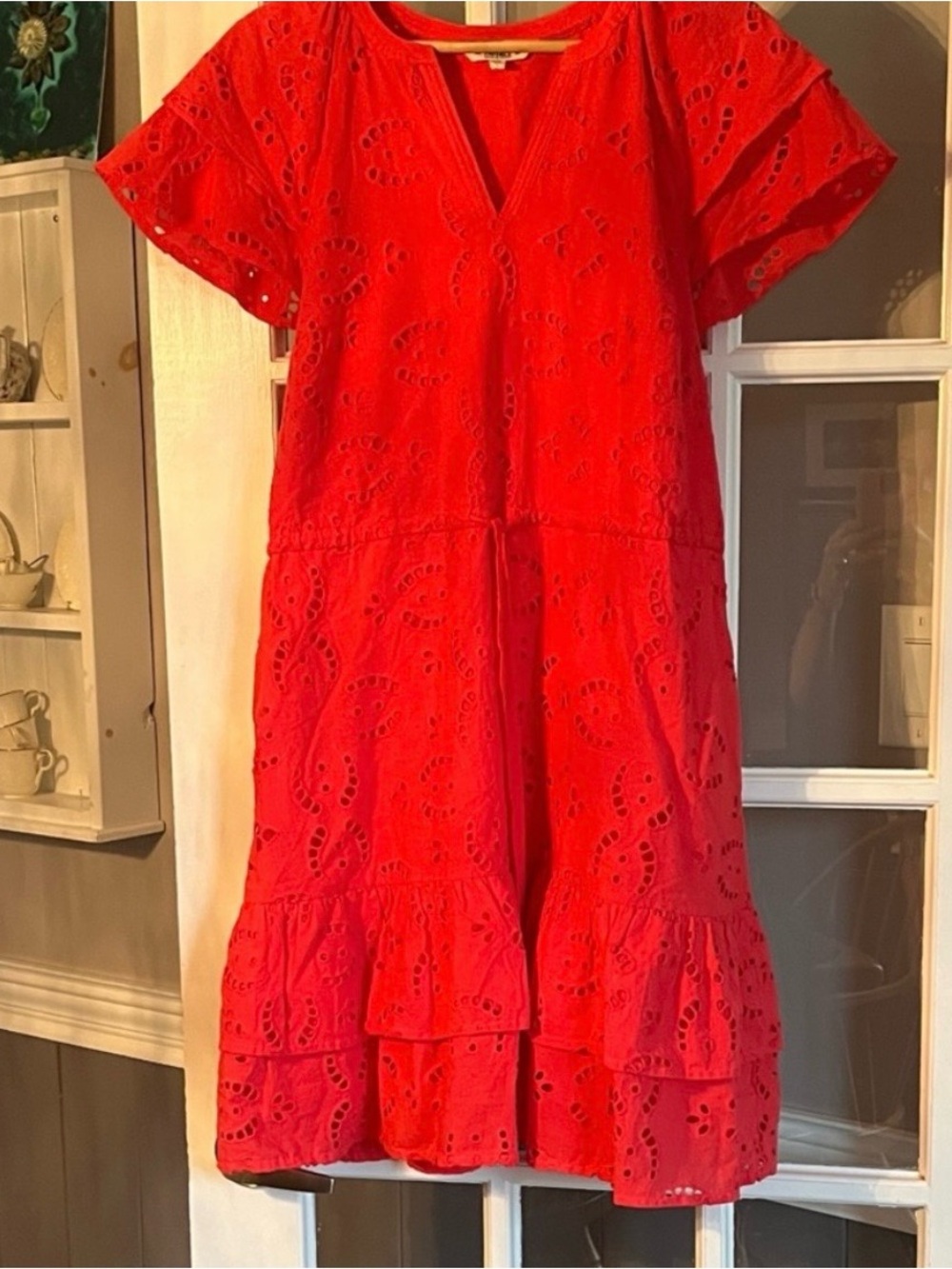 FatFace Bright Red Women's Top